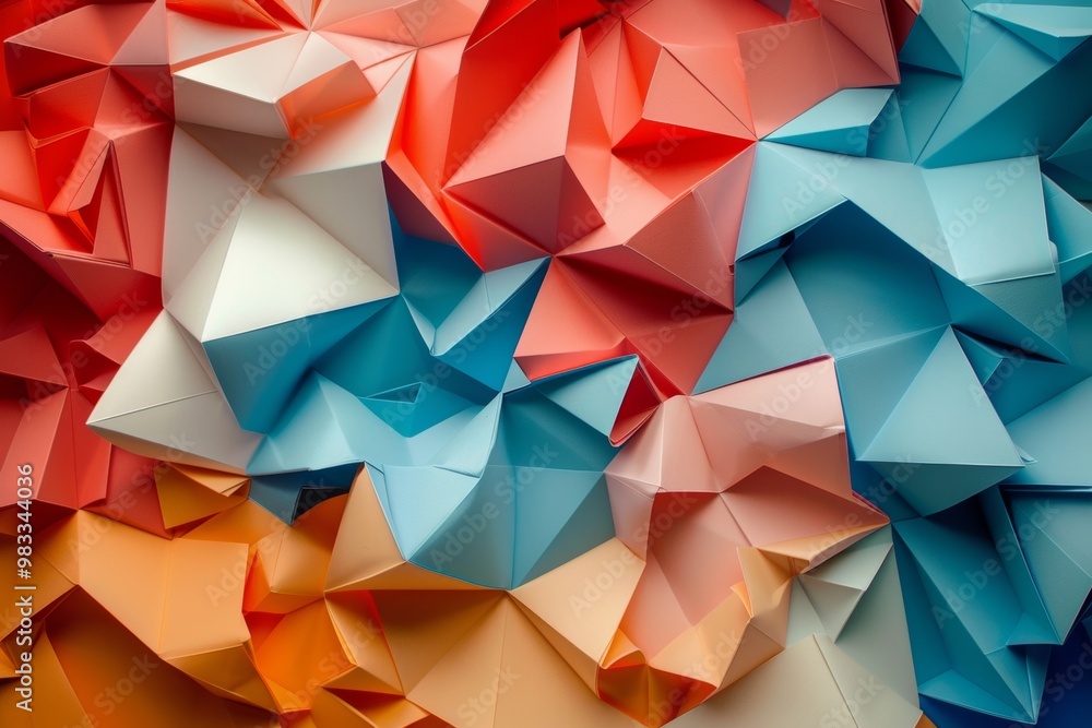 Obraz premium Abstract Vision. Abstract paper background concepts