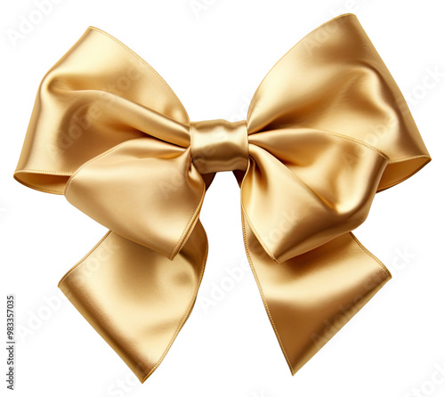 PNG Gold bow white background celebration accessories.