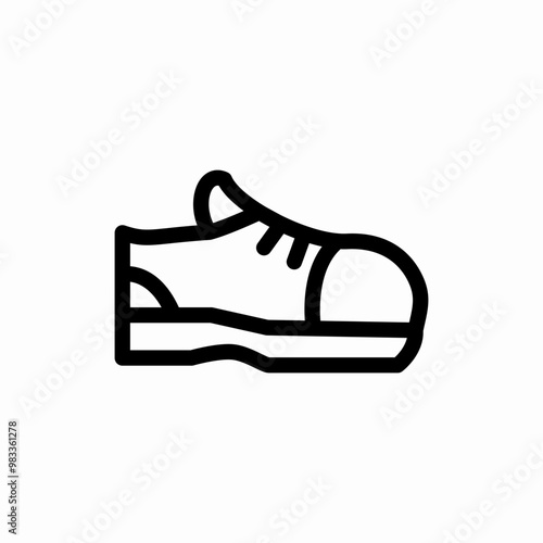 shoe boots man icon sign vector