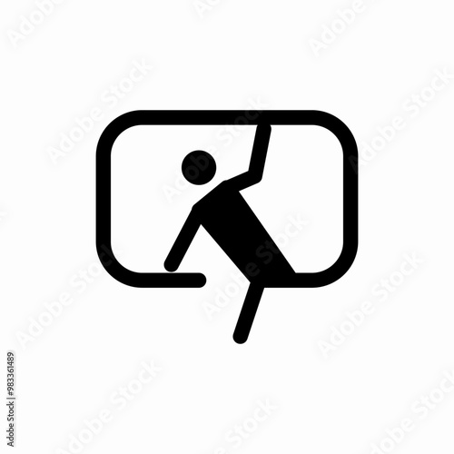 window escape icon sign vector
