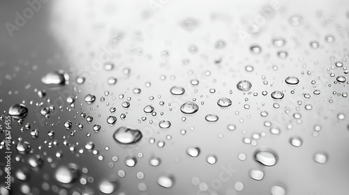 Wallpaper Mural Modern photos of water droplets on glass shower doors Torontodigital.ca