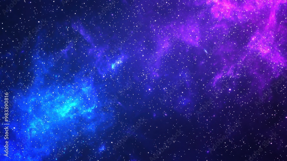 Cosmic Nebula with Stars and Galaxy Dust Cosmic Nebula with Stars and Galaxy Dust