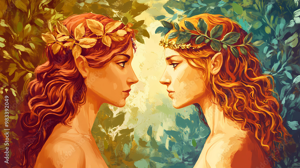 Greek Goddess Of Nature And Fertility Portrait Of Demeter And greek-goddess-of-nature-and-fertility-portrait-of-demeter-and