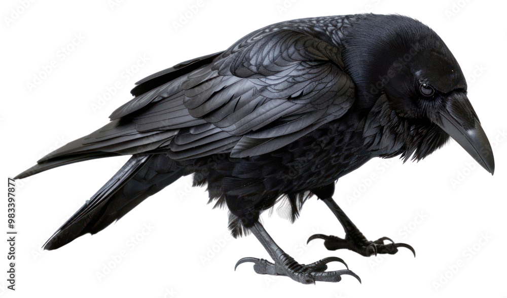 Fototapeta premium PNG Crow blackbird agelaius animal.