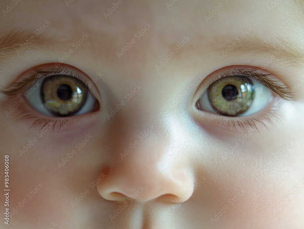 Naklejka premium Innocent Eyes - Close-Up Portrait