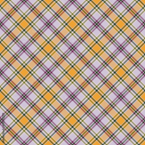 Autumn Plaid Check Seamless Pattern - Cute plaid check repeating pattern design