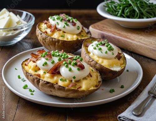 Gourmet Stuffed Baked Potatoes