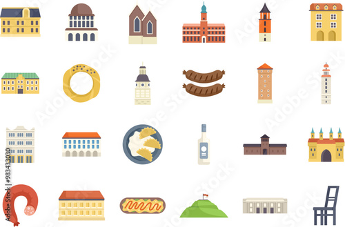 Celebrating the rich heritage of krakow, this captivating collection showcases iconic landmarks, traditional cuisine, and cultural symbols