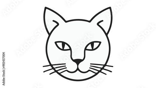 cat outline illustration