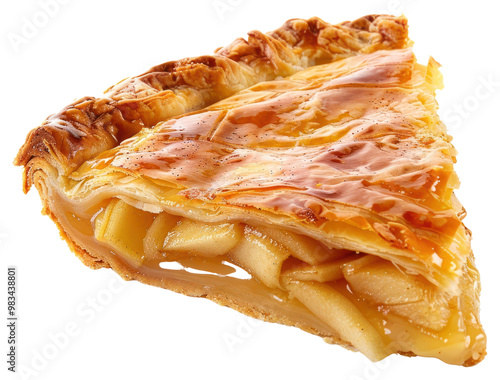 PNG Delicious homemade apple pie slice