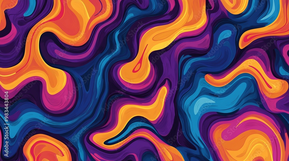 Abstract background with swirling, colorful, liquid-like patterns. Abstract background with swirling, colorful, liquid-like patterns.