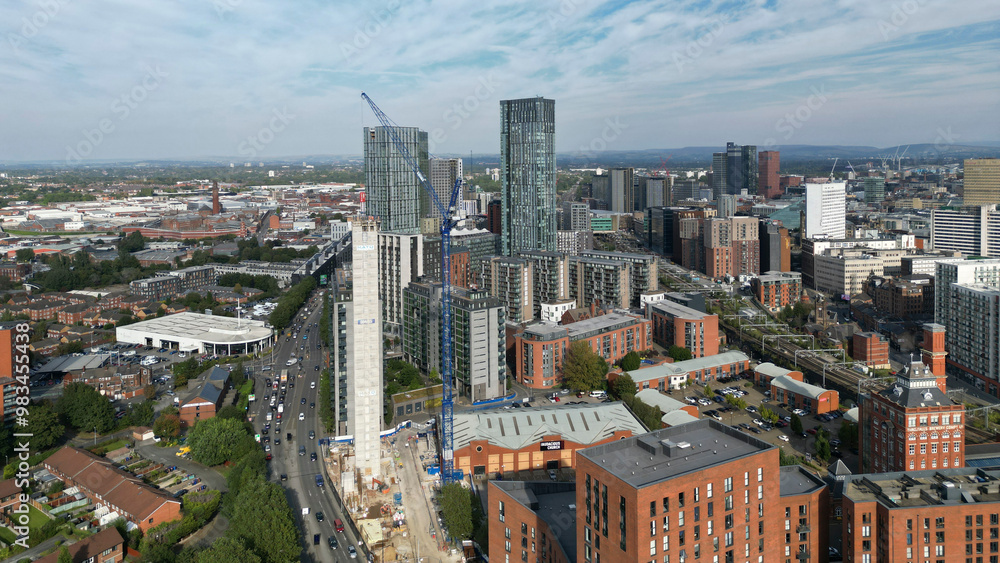 Naklejka premium City of Manchester - Europe -United Kingdom - England - City of Manchester