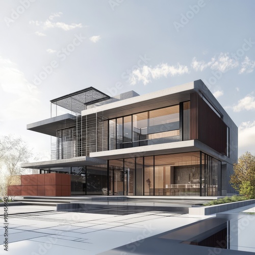 Modern Architectural Design of a Contemporary House