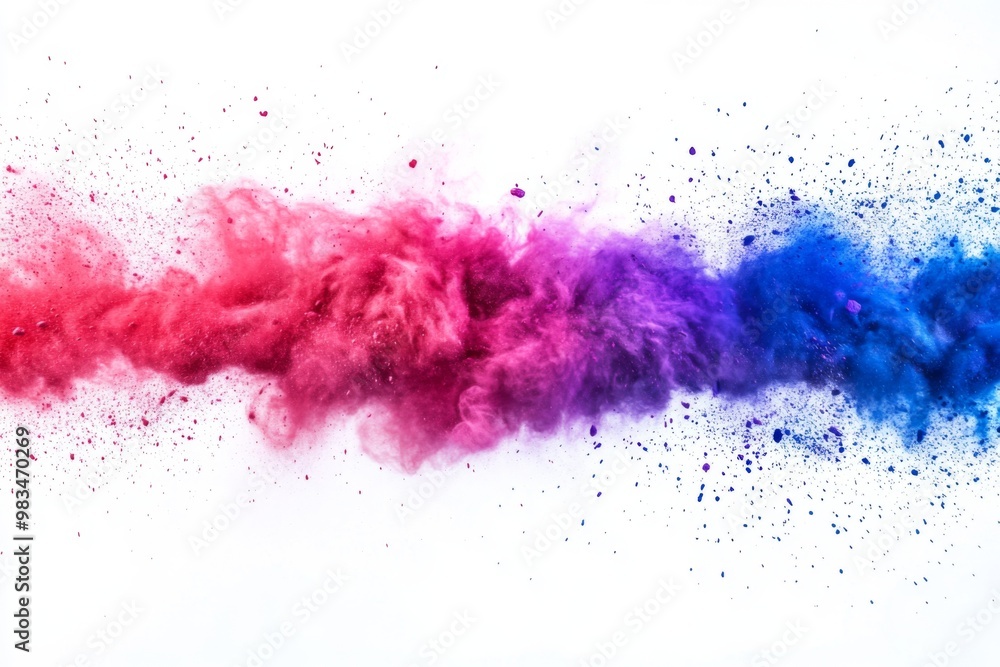 A vibrant and colorful image displaying a cloud of pink, purple, and blue powder art, capturing the essence of creativity and abstract beauty with dynamic movement and color blending. A vibrant and colorful image displaying a cloud of pink, purple, and blue powder art, capturing the essence of creativity and abstract beauty with dynamic movement and color blending.
