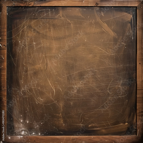Vintage Scratched Chalkboar...