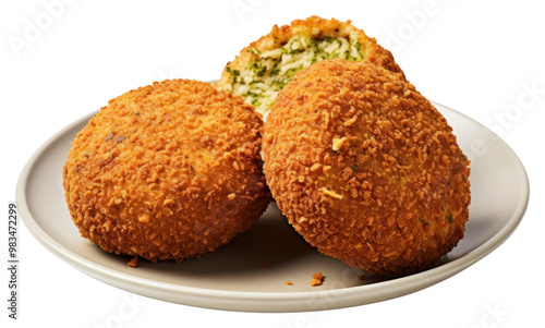 PNG Fritters falafel cutlet bread.