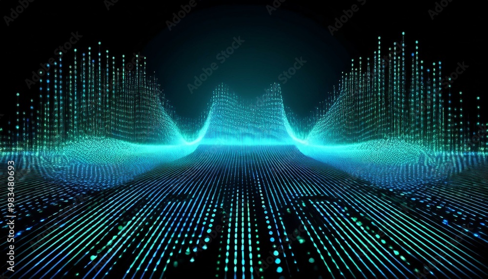 Digital background for tech, AI, data, audio, graphics, and more Digital background for tech, AI, data, audio, graphics, and more