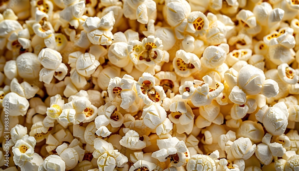 Popcorn bursts into endless view. Popcorn bursts into endless view.