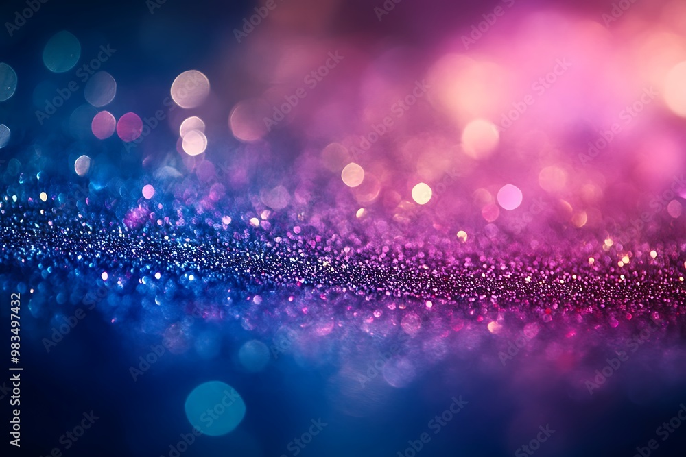 Abstract Glitter Background with Blue and Pink Lights Abstract Glitter Background with Blue and Pink Lights