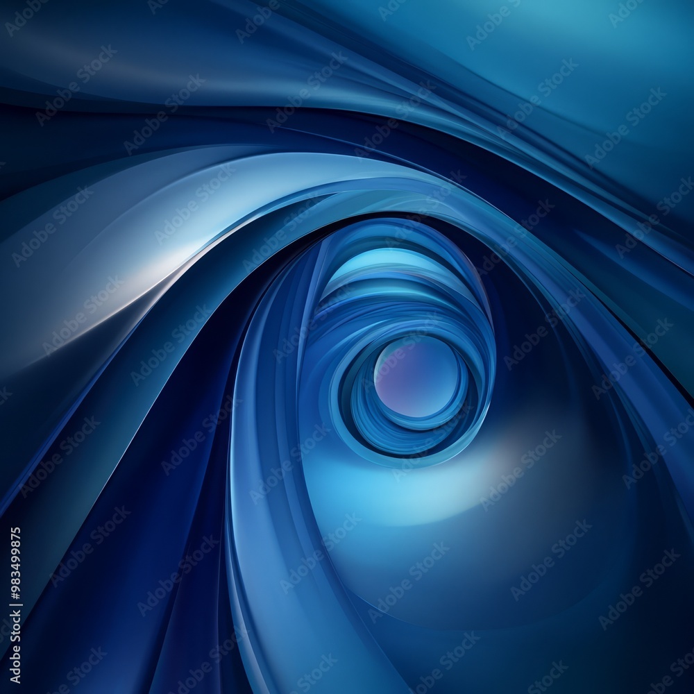 Abstract Blue Swirl Motion Design Abstract Blue Swirl Motion Design