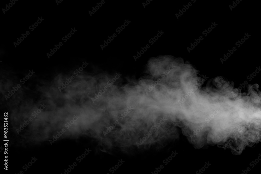 Fog overlay on a black background Fog overlay on a black background