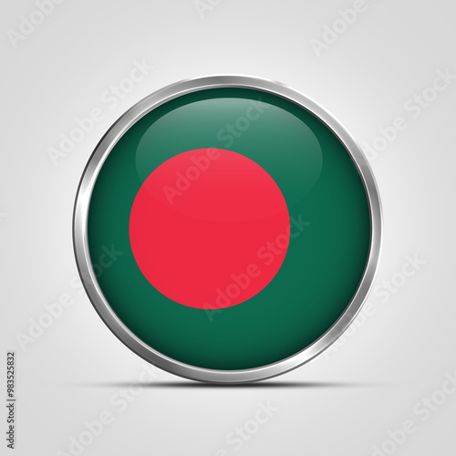 silver plate with glossy flag. Bangladesh flag stamp. made in stamp isolated in white background. royal, allegiance, symbol, minimal, vector, 3d, icon, illustration. Free Download silver plate with glossy flag. Bangladesh flag stamp. made in stamp isolated in white background. royal, allegiance, symbol, minimal, vector, 3d, icon, illustration. - GFXLoad