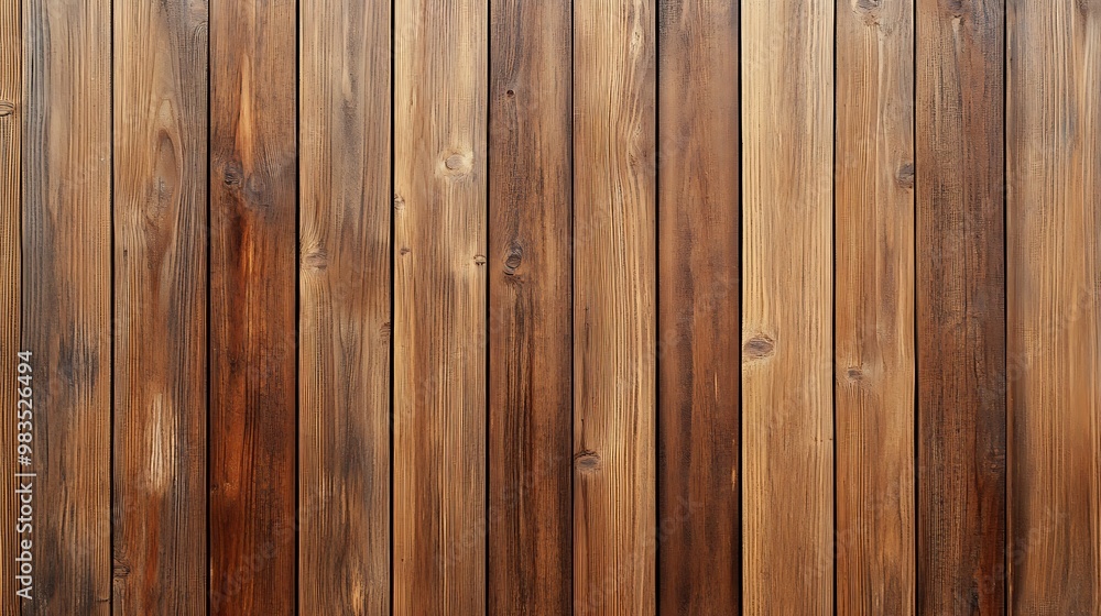 A close-up view of wooden planks with varying shades and textures. A close-up view of wooden planks with varying shades and textures.