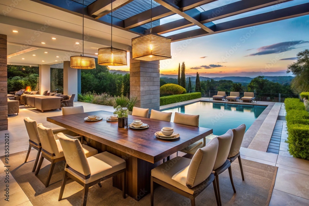 Fototapeta premium Interior Modern Luxury House Design