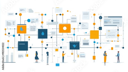 this Project management schedule plan diagram, illustrating business process optimization and workflow.