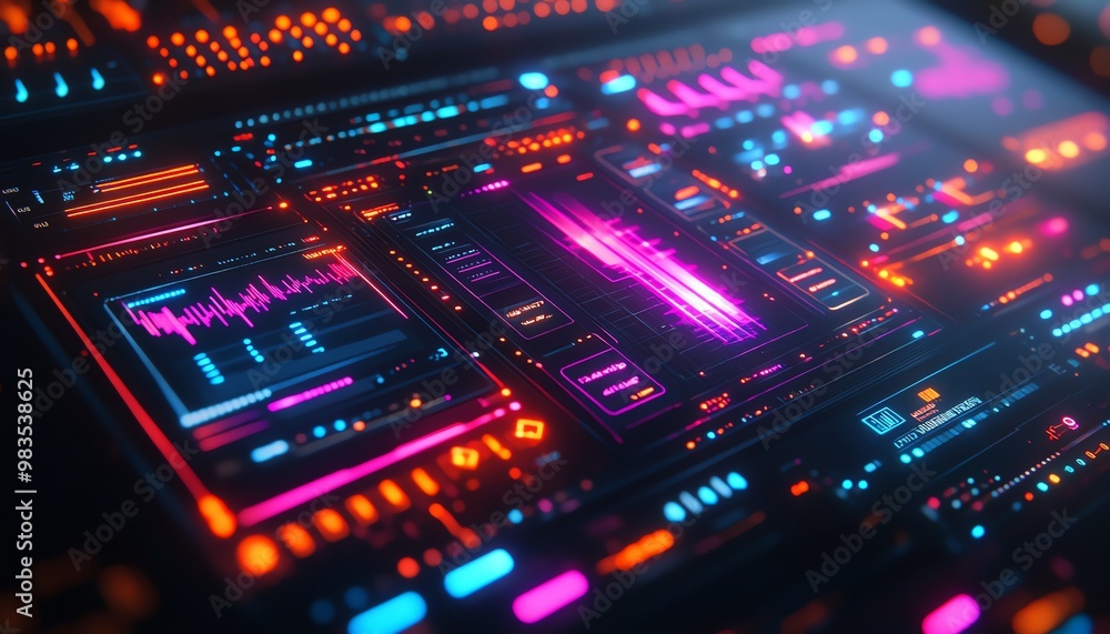Advanced digital platform interface for creatives Advanced digital platform interface for creatives