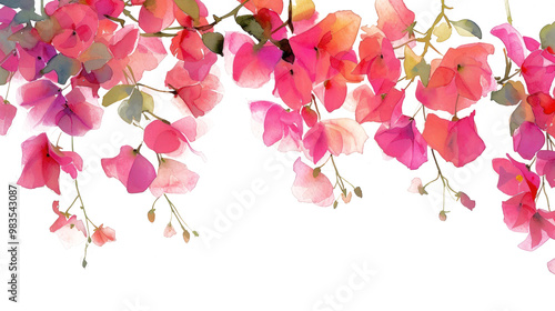 Fototapeta Naklejka Na Ścianę i Meble -  PNG Pink flower nature blossom plant.