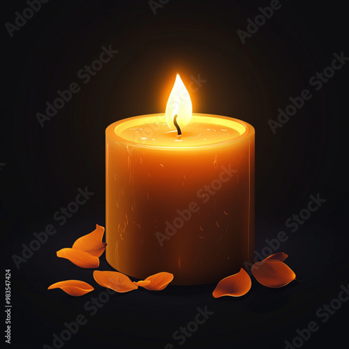 candle in the dark