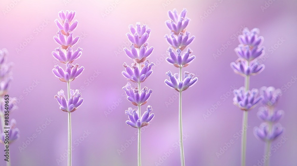 Obraz premium Lavender Flowers in Bloom