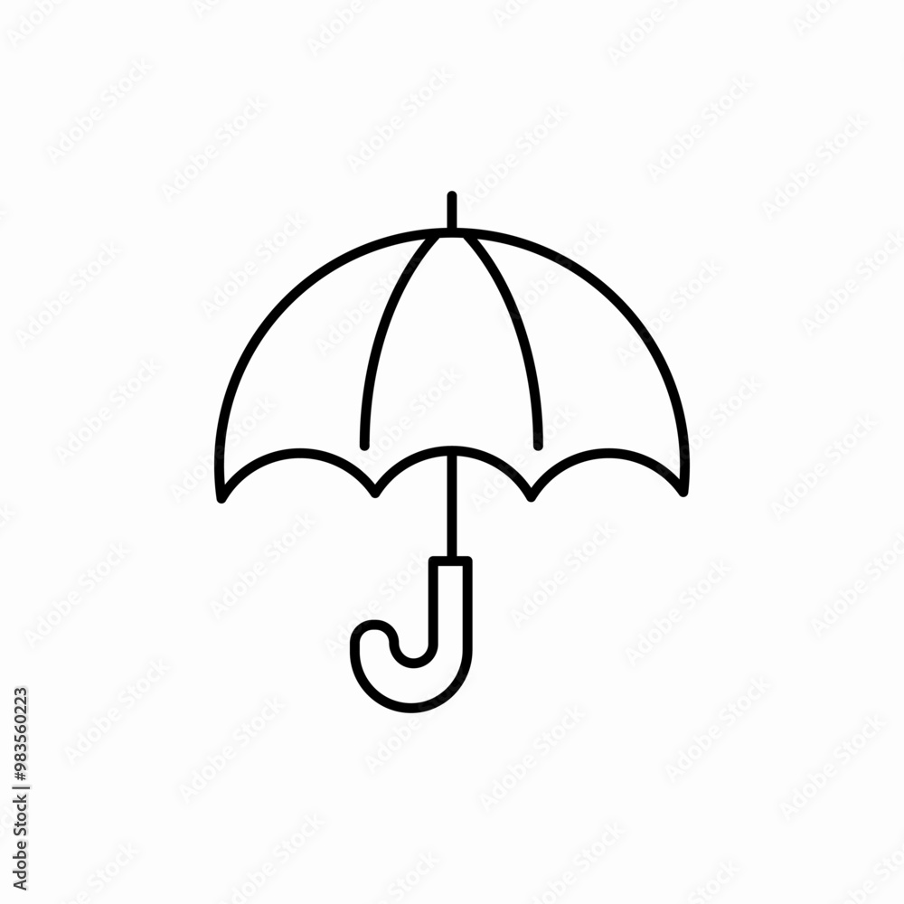 umbrella rain icon sign vector umbrella rain icon sign vector