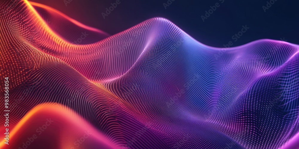 Fototapeta premium Futuristic abstract background featuring dynamic motion lines