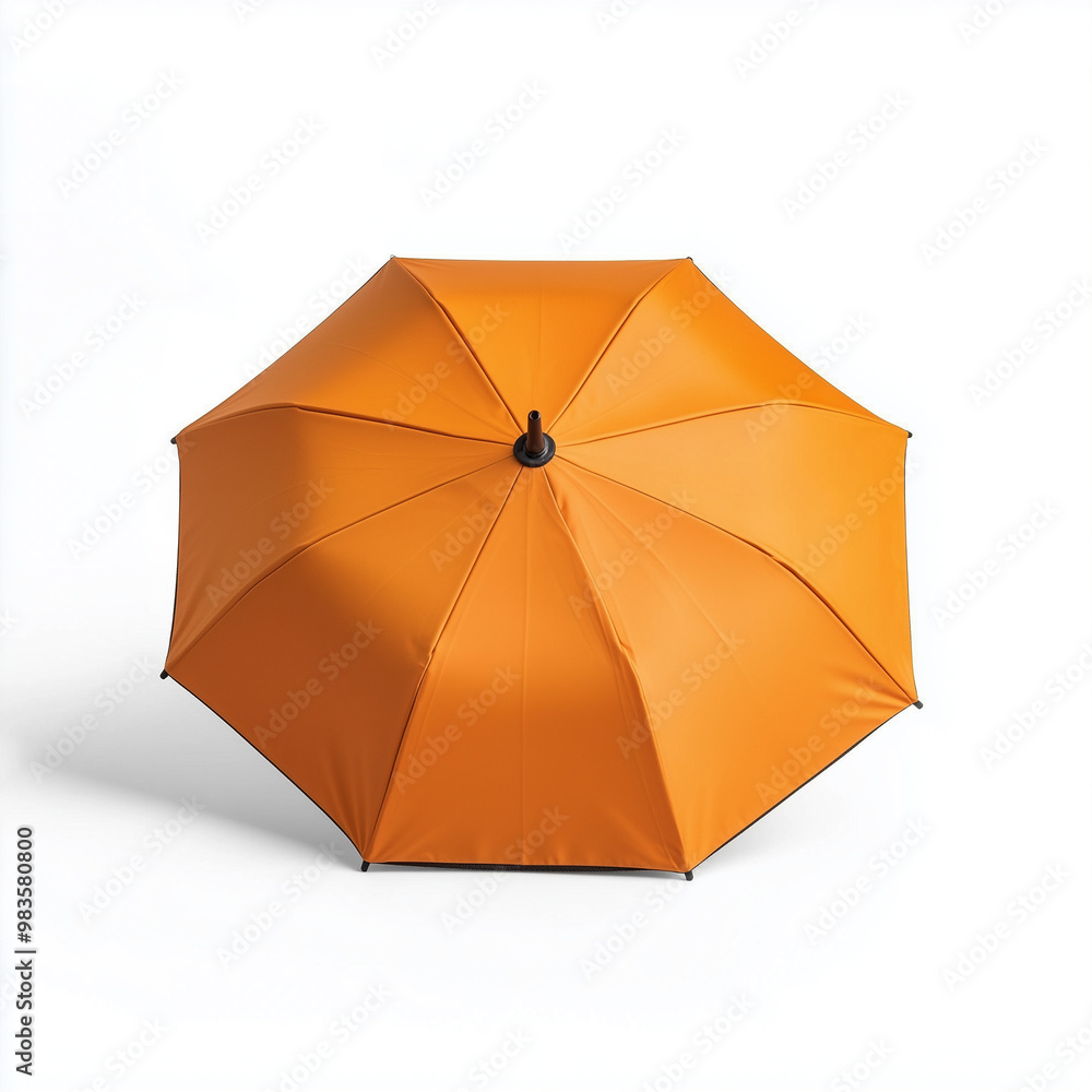 Modern Compact Folding Umbrella: Closed and Flat for Easy Portability Modern Compact Folding Umbrella: Closed and Flat for Easy Portability