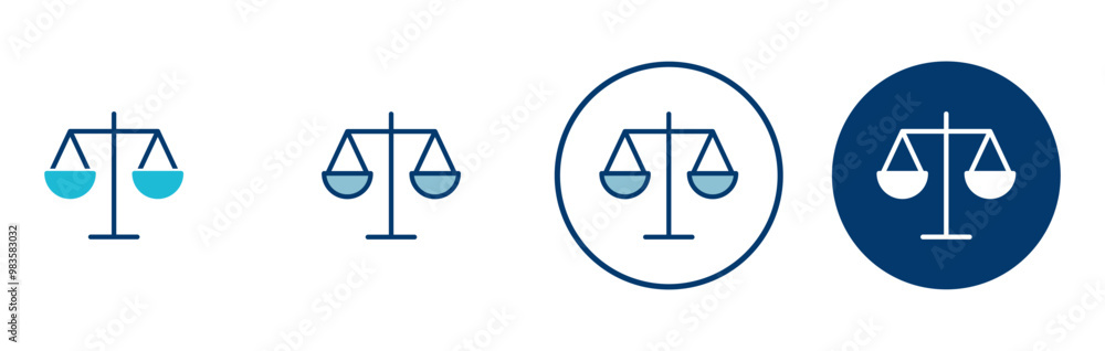 Scales icon vector isolated on white background . Law scale icon. Justice sign Scales icon vector isolated on white background . Law scale icon. Justice sign
