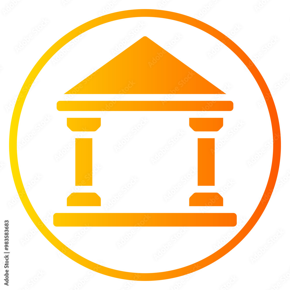 fronton gradient icon fronton gradient icon