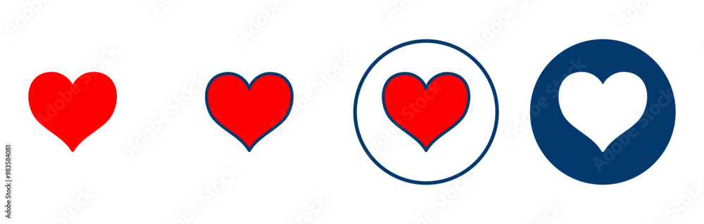 Heart icon vector isolated on white background. Heart vector icon. Like icon vector. Love Heart icon vector isolated on white background. Heart vector icon. Like icon vector. Love
