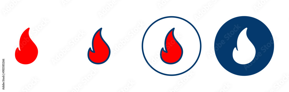 Fire icon vector isolated on white background. Fire flame icon template. Fire flames symbol vector Fire icon vector isolated on white background. Fire flame icon template. Fire flames symbol vector