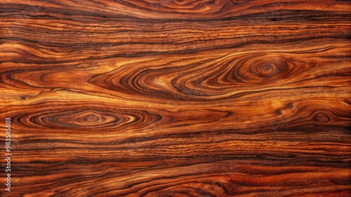 Rosewood surface texture with natural patterns and intricate details for background design photo