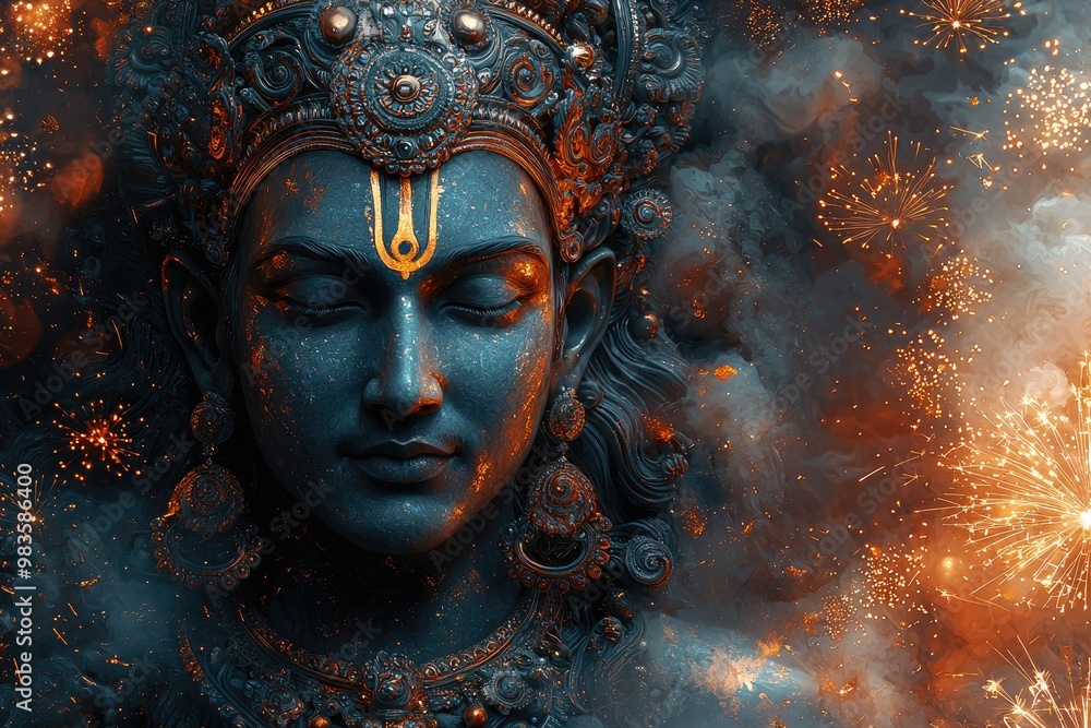 Triumph of good: Observing Happy Dussehra, commemorating Rama's victory over Ravana, life of seventh avatar of Vishnu, with Ram Navami honoring birth, deities like Durga and Hanuman being worshipped Triumph of good: Observing Happy Dussehra, commemorating Rama's victory over Ravana, life of seventh avatar of Vishnu, with Ram Navami honoring birth, deities like Durga and Hanuman being worshipped