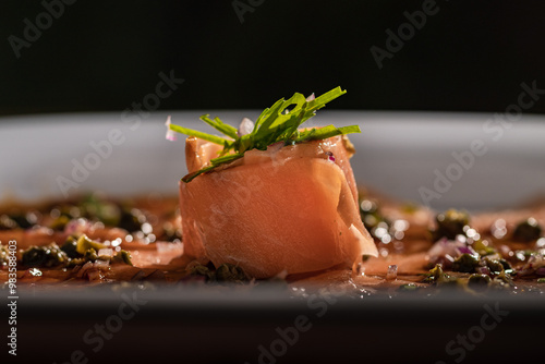 Delicate Salmon Carpaccio