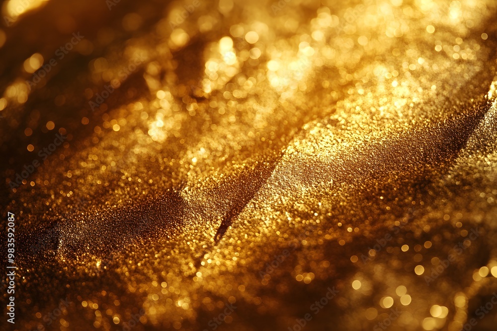 Golden Glitter Abstract Background Golden Glitter Abstract Background