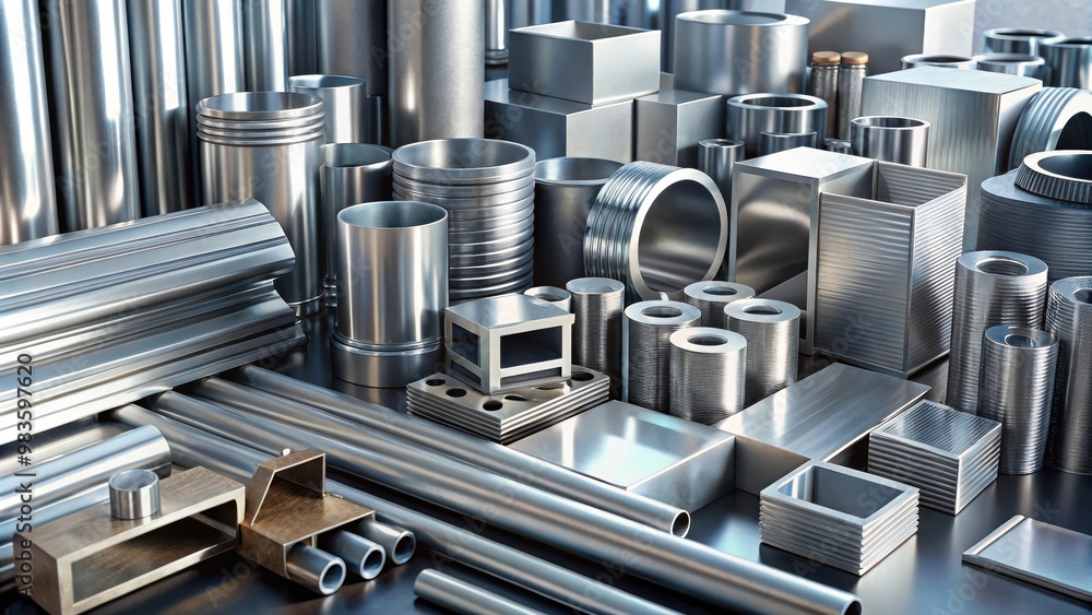 Steel Galvanized Metal Industry Products in Various Shapes and Sizes for Rendering Steel Galvanized Metal Industry Products in Various Shapes and Sizes for Rendering