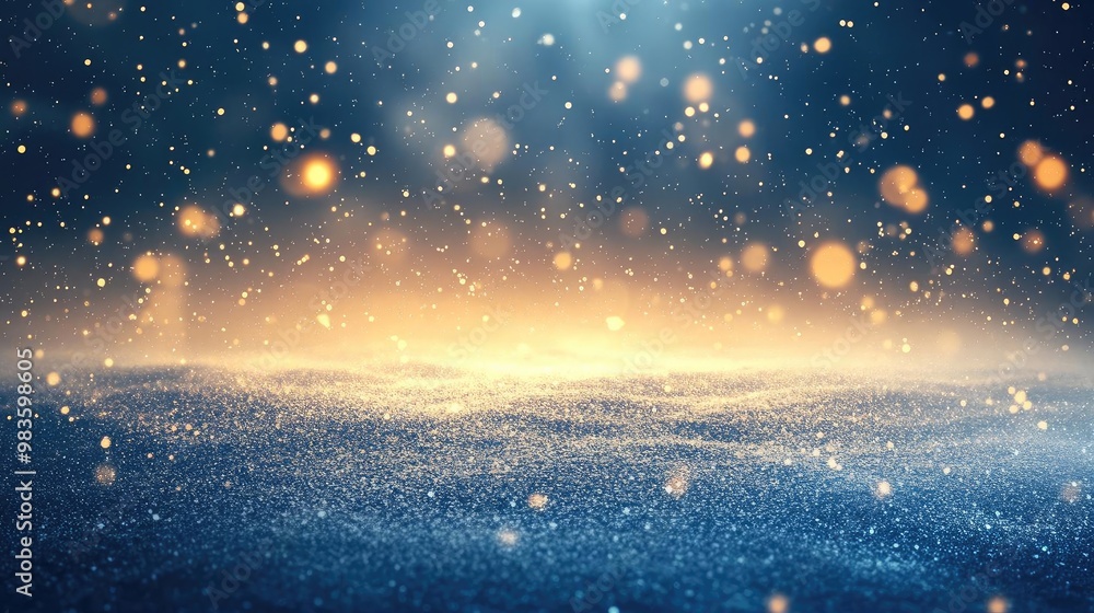 A mesmerizing scene of glowing snowflakes in a serene atmosphere, creating a magical winter wonderland effect. A mesmerizing scene of glowing snowflakes in a serene atmosphere, creating a magical winter wonderland effect.