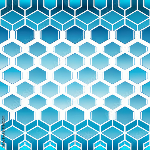 A seamless Hexagonal Geometric Patterns