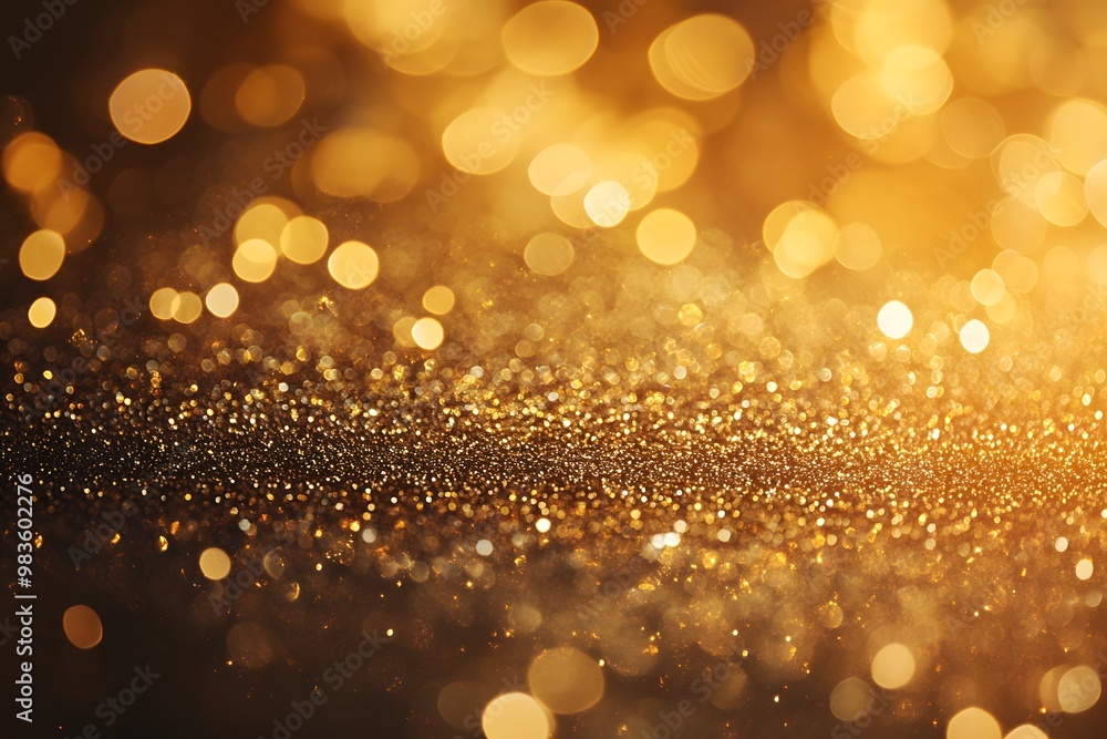 Golden Glitter Abstract Background Golden Glitter Abstract Background