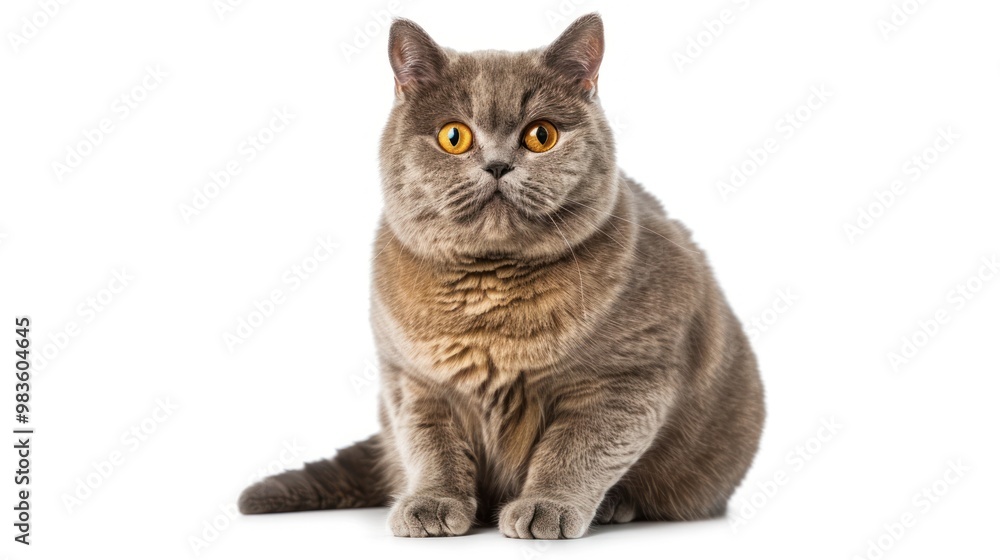 Obraz premium Gray British Shorthair Cat