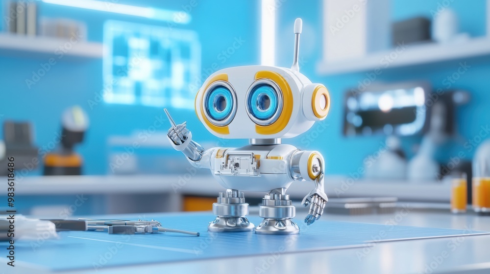 Friendly Robotic Toy Exploring Modern Technology and Innovation Friendly Robotic Toy Exploring Modern Technology and Innovation
